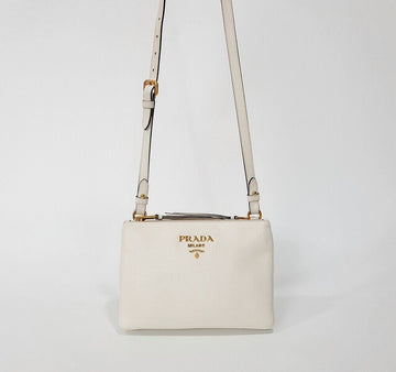 PRADA ビテロ フェニックス ダブルジッパークロスバッグ 1BH046 155300541