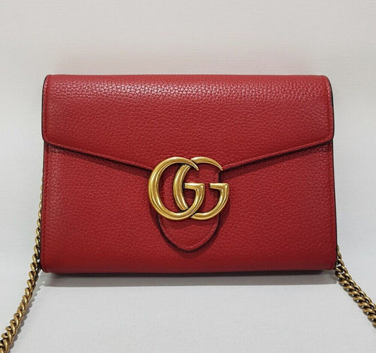 GUCCI マモン WOC チェーン クロスバッグ 401232 117047230