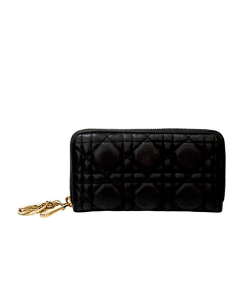 DIOR ブラックキャンバス長財布52073 155300645