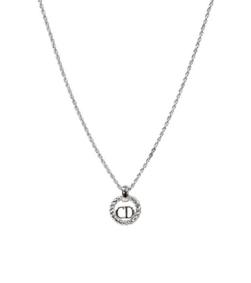 DIOR ラウンド CD シルバー ネックレス 54953 155300651
