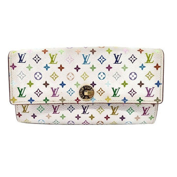 Louis Vuitton White Multi Long Wallet 41726023 155321856