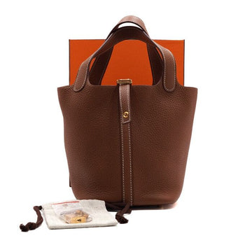 HERMES ピコタン18 トートバッグ ゴールド 2021年製 155370182