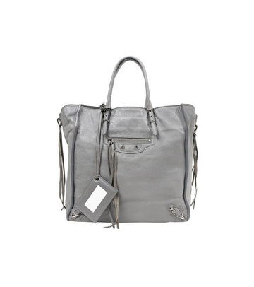 BALENCIAGA グレー パピエール ショルダーバッグ 53978 155491043