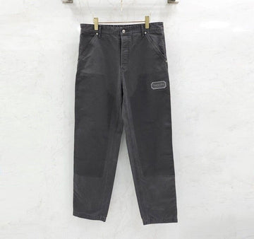 Dior Gray Contrast Couture Embroidered Carpenter Pants 145558641