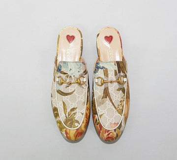 GUCCI GG プリンスタウン GG フローラ レディース ミュール ブローファー 727197 119068861