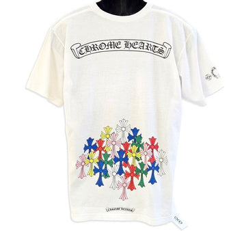 CHROME HEARTS マルチカラーTシャツホワイト H3NSBHHX 155382189