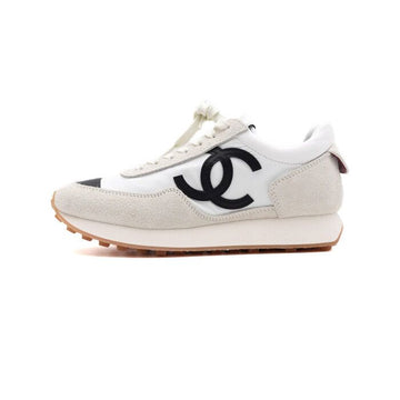 CHANEL CCロゴファブリックスウェード女性スニーカー G47131 26シーズン 155388547