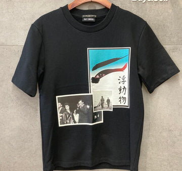 RAF SIMONS Druck Kurzarm T-Shirt Schwarz E071316 148409738