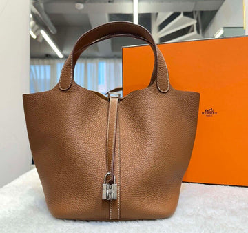 HERMES ピコタン22 ゴールド シルバー刻印 J041601 155391236