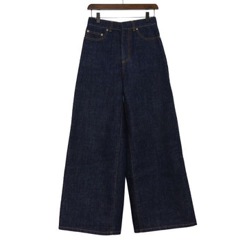 DIOR 8-Flare Seidenjeans D07 tiefblau Damenjeans 222P07A3524 155391294