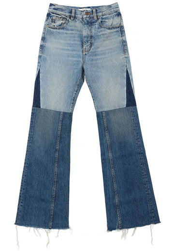CHLOE パッチワークフレアデニムパンツ CH24WDP14159 4ZD 115072292