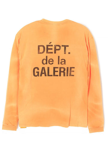 GALLERY DEPT French Long Sleeve T-Shirt Bright Orange FLS60056 BORG 139801250