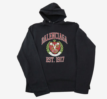 BALENCIAGA カレッジロゴフードTシャツ 2サイズ 8591789608 155403930