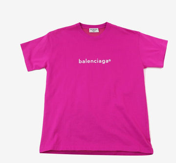 BALENCIAGA ロゴ半袖Tシャツ ピンク M 8591780524 155403933