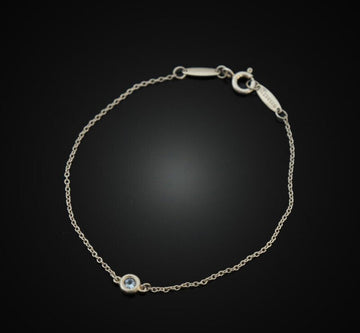 TIFFANY & CO シルバーアクアマリンブレスレット 8591983742 155408863