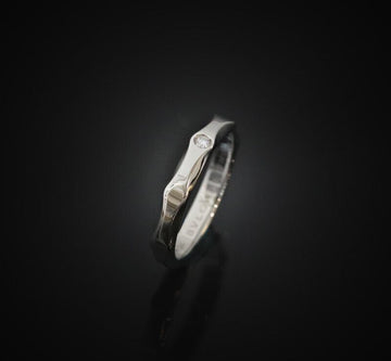 BULGARI Eternity Wedding Band Platin Diamant 1P 54 Größe 3MM 8591767128 155409439