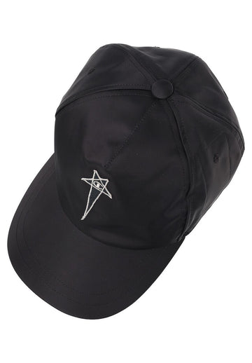 RICK OWENS Champion Nylon Baseball Cap Schwarz CM01E6201 CHNY 09 139292700
