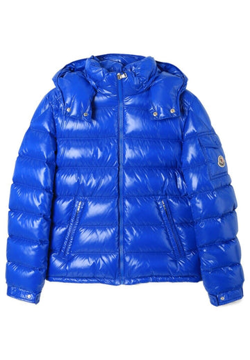 MONCLER マヤ キッズ フーデッド ダウン ジャケット ブルー 12~14 1A12520 68950 74J 140788425