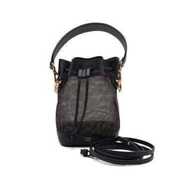 FENDI モントレゾ ドローストリング ミニ バケット トートバッグ 兼 ショルダーバッグ クロスバッグ 63059 155425612
