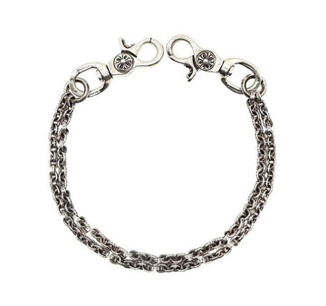 Chrome Hearts Two Clip Paper Chain Wallet Chain Short TYZKDN9J 155452125