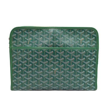 GOYARD Clutch in elegantem Grün mit Markenlogo 8638600204 155452759