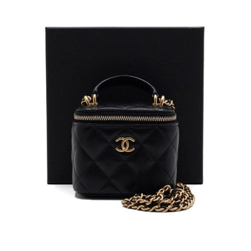 CHANEL ベニティカーフスキンミニトップハンドルトートバッグ兼ゴールドチェーンショルダーバッグクロスバッグ AA63204 155494145