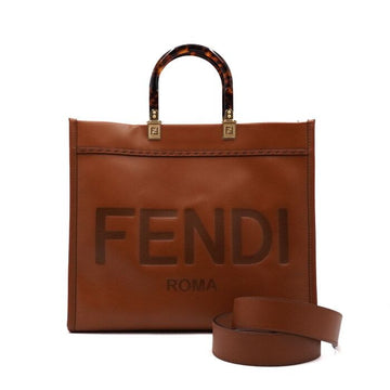 FENDI Mittelgroße Shopper Tasche mit Leoparden-Design und Plexiglasgriffen 8BH386 155494227