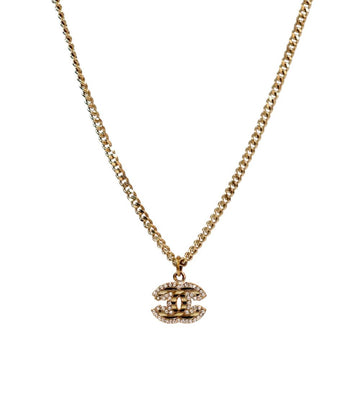 CHANEL Cubic CC Gold Necklace 56037 155497786