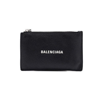 BALENCIAGA BB-Logo Münzenkartenhalter aus Leder 640535 155499806