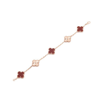 VAN CLEEF & ARPELS キヨセ カーネリアン ビンテージ アルハンブラ 5モチーフ ブレスレット aa63127 155499864
