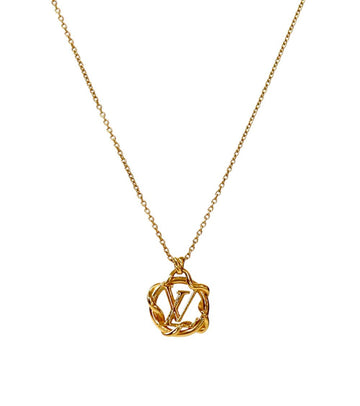 LOUIS VUITTON ルイーズ ガーデン ゴールド ネックレス 56285 155500092