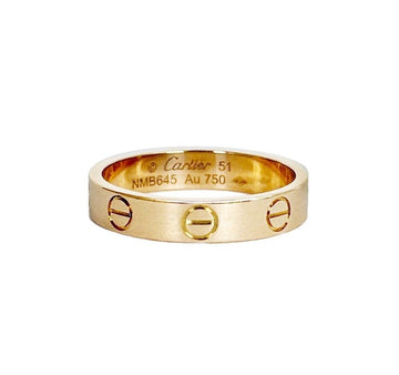 CARTIER スモールラブリングローズゴールドF8RTBAMD 155500202