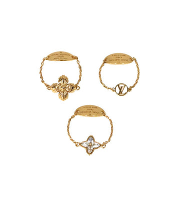 LOUIS VUITTON Blooming Strass Ring 38272 155500269