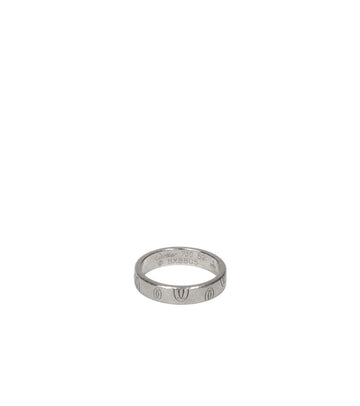 CARTIER Ring 52 Größe aus 750 Weißgold mit Happy Birthday 155500295