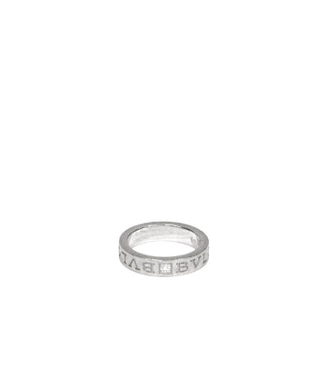 BULGARI 18K Weißgold-Diamant-Ring 1P New Bibi 39904 155508893