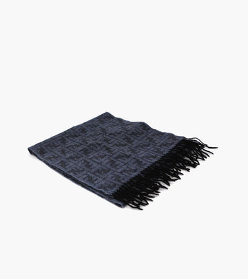 Fendi Blue Gray Scarf 10990 155508911