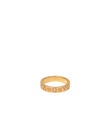 Bulgari 18k Pink Gold BeZero1 New BB 1P Diamond Ring 48141 155508922