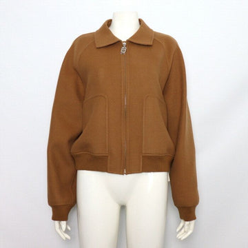 Hermes Wool Brown Chaine d'Ancre Women's Jacket 26 Season H6E0146DG 155509631