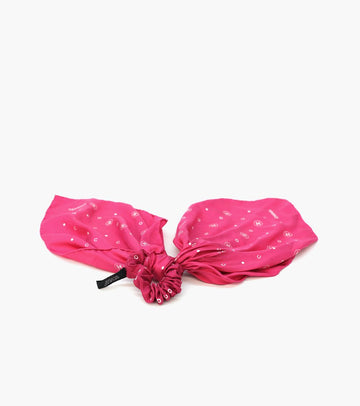 CHANEL Scarf Hair Scrunchie 3438 155525399