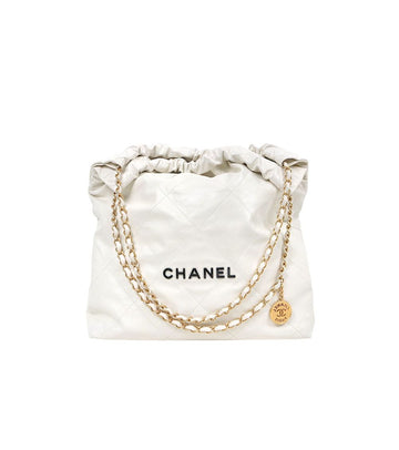 CHANEL ホワイト 22 ショルダーバッグ 56363 155526506