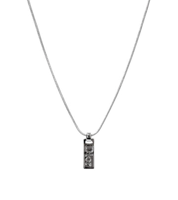 DIOR Platten Silber Halskette 54606 155527038