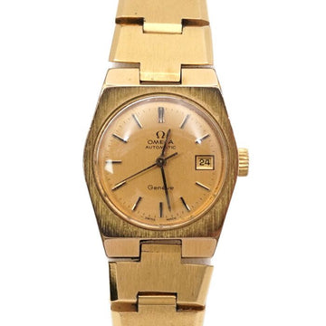Omega Vintage Gold Plated Geneve Automatic Date 24mm Women's Watch 5660048 155527976