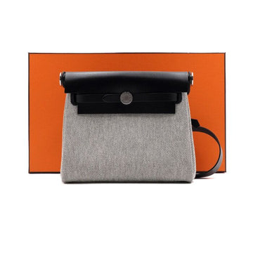 HERMES エクリュ・ヌワ・シルバーハードウェア・エルベック20・ショルダーバッグ兼クロスバッグ 26シーズン H085414CKAF 155528038