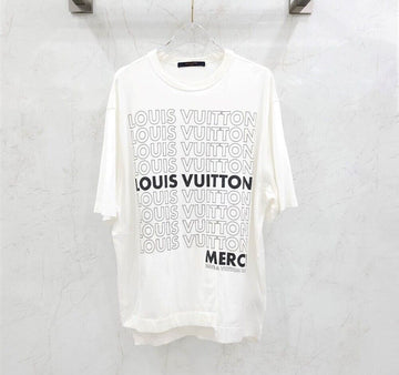 Louis Vuitton White Multi-Logo Short Sleeve T-Shirt 139979856