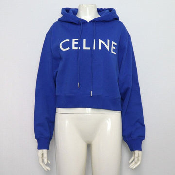 CELINE コットンフリースクロップロゴウィメンズフーディTシャツ 2Y06B670Q 155557639