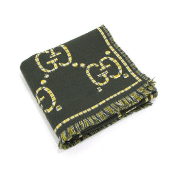 GUCCI Wolle mehrfarbige GG Karo Schal 660025 155557668