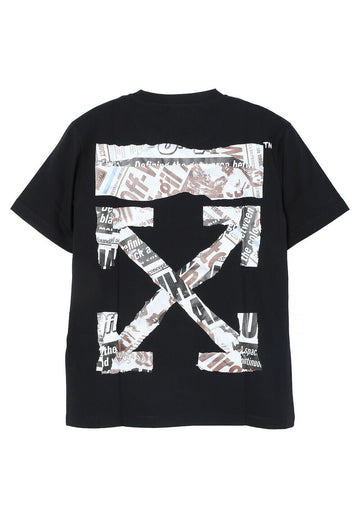 Off White Slim Short Sleeve T-Shirt Black 151641898