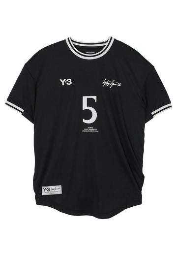 YOHJI YAMAMOTO ELITE 5 フットボールジャージ ブラック KS5122 153291138