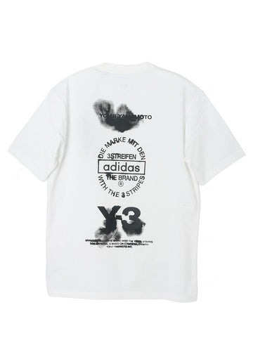 Yohji Yamamoto Y3 GFX SS TEE 1 Core White JZ0712 146225093