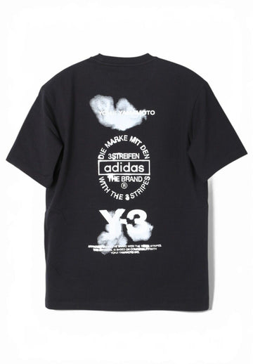 YOHJI YAMAMOTO Tシャツ GFX SS TEE 1 ブラック JX4745 146225102